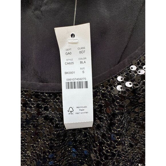 J.Crew Collection Sequin Top & Midi Skirt Set Black Size Small Top & 6 Skirt NWT - Picture 15 of 15